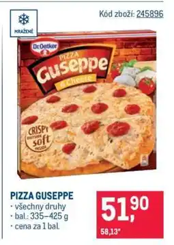 Makro Pizza Guseppe nabídka