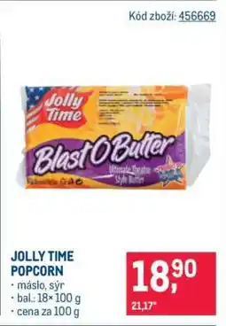 Makro JOLLY TIME POPCORN nabídka