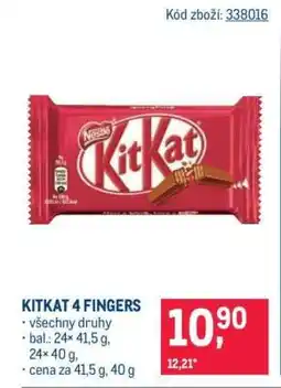 Makro KitKat 4 Fingers nabídka