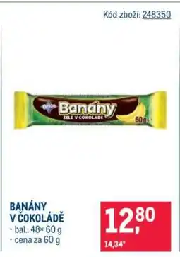 Makro Banány v čokoládě nabídka