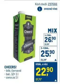 Makro Cheers nabídka