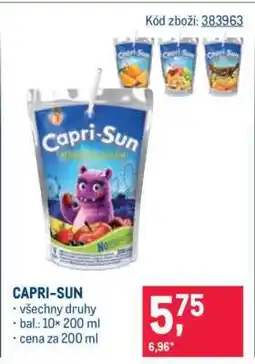 Makro Capri Sun nabídka