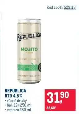 Makro REPUBLICA RTD 4,5% nabídka