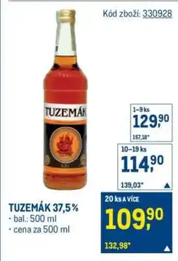 Makro Tuzemák 37,5 % nabídka