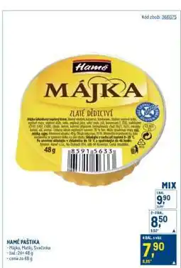 Makro Hamé paštika nabídka