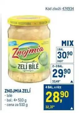 Makro ZNOJMIA ZELÍ nabídka