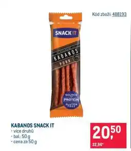 Makro KABANOS SNACK IT nabídka