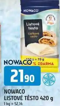 Trefa NOWACO LISTOVÉ TĚSTO nabídka