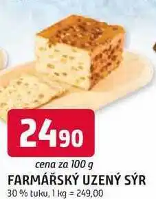 Trefa FARMÁŘSKÝ UZENÝ SÝR 30% tuku nabídka