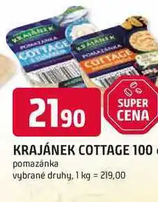 Trefa KRAJÁNEK COTTAGE 100g pomazánka vybrané druhy nabídka
