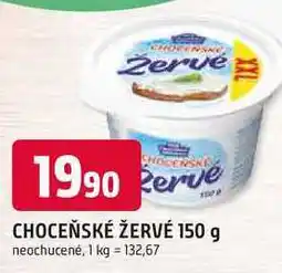 Trefa CHOCEŇSKÉ ŽERVÉ nabídka