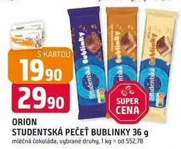 Trefa ORION STUDENTSKÁ PEČEŤ BUBLINKY nabídka