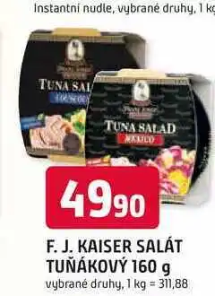 Trefa F. J. KAISER SALÁT TUŇÁKOVÝ nabídka