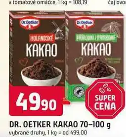 Trefa DR. OETKER KAKAO nabídka
