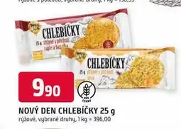 Trefa NOVÝ DEN CHLEBÍČKY 25 g rýžové nabídka