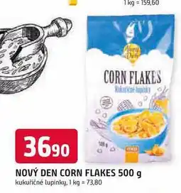 Trefa NOVÝ DEN CORN FLAKES nabídka