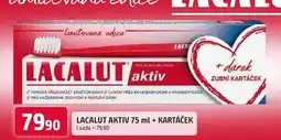 Trefa LACALUT AKTIV 75 ml + KARTÁČEK nabídka
