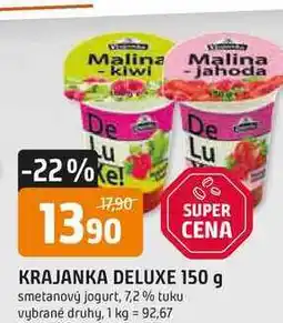 Trefa KRAJANKA DELUXE 150 g smetanový jogurt nabídka