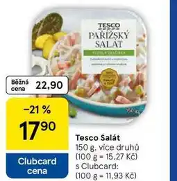 Tesco Tesco Salát, 150 g, více druhů nabídka