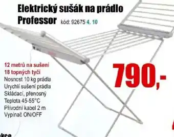 Professor elektrický sušák na prádlo