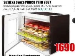 EVA Philco sušička ovoce phfd 7067 nabídka