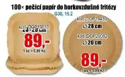 EVA pečicí papír do horkovzdušné fritézy nabídka