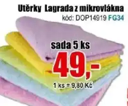 EVA Utěrky Lagrada z mikrovlákna nabídka