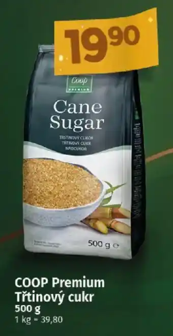 Coop Premium Třtinový cukr