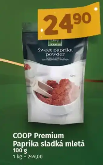 Coop premium paprika sladká mletá