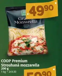 Coop Coop premium strouhaná mozzarella nabídka