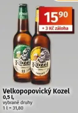 Coop Velkopopovický Kozel nabídka