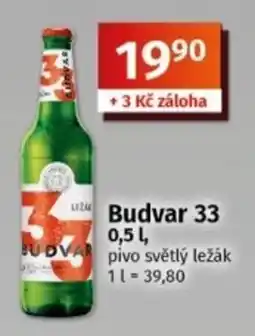 Coop Budvar 33 nabídka