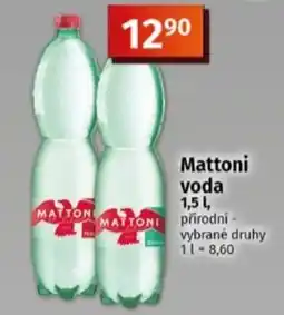 Coop Mattoni voda nabídka