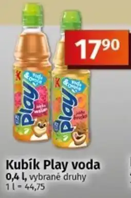 Coop Kubík Play voda nabídka