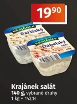Coop Krajánek salát nabídka