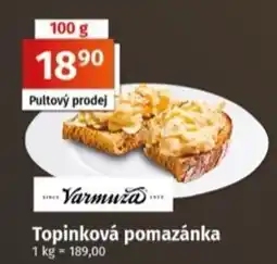 Coop Varmuza topinková pomazánka nabídka