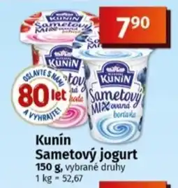 Coop Kunín Sametový jogurt nabídka