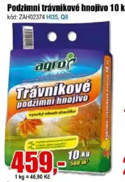 EVA Agro trávníkové podzimní hnojivo nabídka