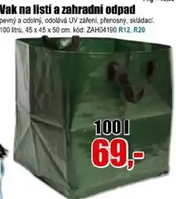 EVA Vak na listí a zahradní odpad nabídka