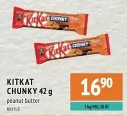 Coop hb Kitkat chunky peanut butter nabídka