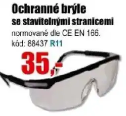 EVA Ochranné brýle se stavitebními stranicemi nabídka