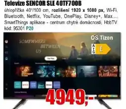 EVA Sencor televize sle 40tf700b nabídka