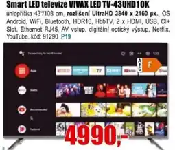 EVA Smart Led televze Vivax led tv-43uhd10k nabídka