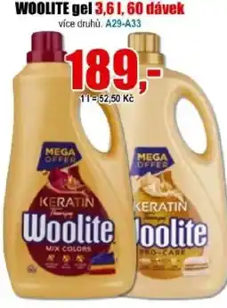 EVA Woolite keratin mix colors nabídka