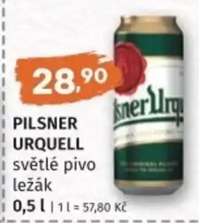 Coop hb Pilsner Urquell světlé pivo ležák nabídka