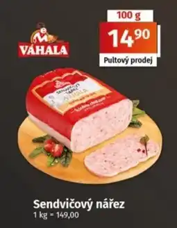 Coop Váhala sendvičový nářez nabídka