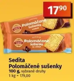 Coop Sedita Polomáčené sušenky nabídka