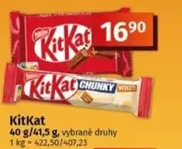Coop KitKat nabídka