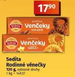 Coop Sedita rodinné věnečky nabídka
