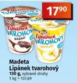 Coop Madeta Lipánek tvarohový nabídka
